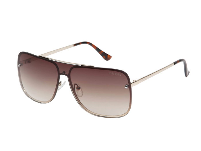 Guess GO00053-0032F Gafas de sol para hombre con cristales marrón y detalle dorado Guess GO00053-0032F Gafas de sol para hombre con cristales marrón y detalle dorado