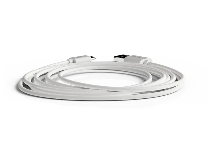 Groovy Cable USB-A a Micro USB de 1,5 metros - Carga y Sincronización para Dispositivos Android, Cámaras Digitales, Color Blanco