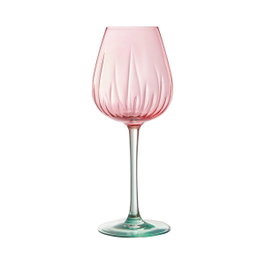 Cristal d'Arques Caja 4 Copas Swirly Spring Rosa 47 cL