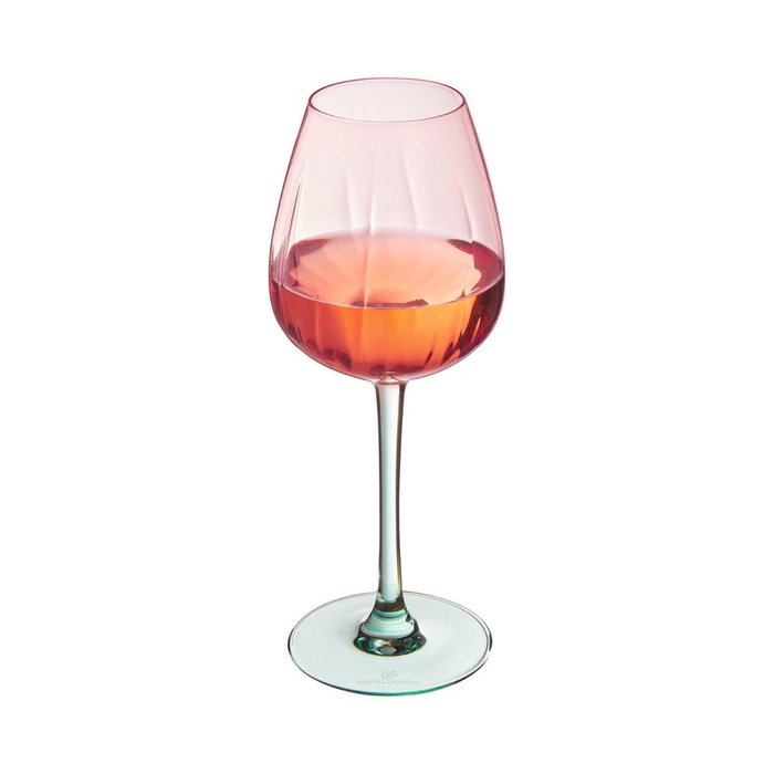 Cristal d'Arques Caja 4 Copas Swirly Spring Rosa 47 cL Cristal d'Arques Caja 4 Copas Swirly Spring Rosa 47 cL