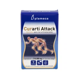 Plameca Curarti Attack 7 Comprimidos con Vitamina C para Cartílagos, Huesos y Reducción de Fatiga