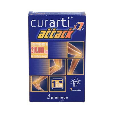 Plameca Curarti Attack 7 Comprimidos con Vitamina C para Cartílagos, Huesos y Reducción de Fatiga Plameca Curarti Attack 7 Comprimidos con Vitamina C para Cartílagos, Huesos y Reducción de Fatiga