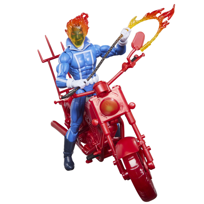 Hasbro Ghost Rider Marvel Legends Johnny Blaze con Motocicleta 15 cm