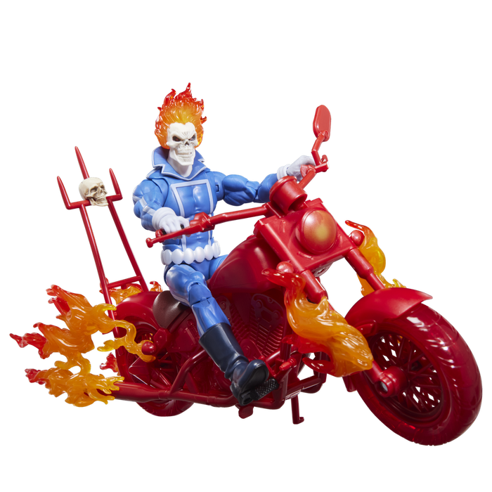Hasbro Ghost Rider Marvel Legends Johnny Blaze con Motocicleta 15 cm