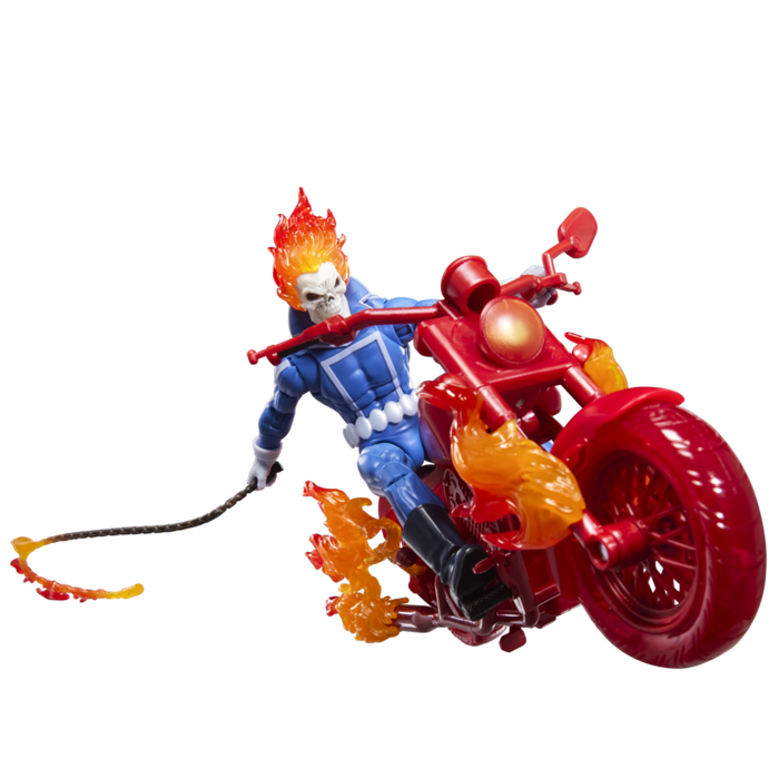 Hasbro Ghost Rider Marvel Legends Johnny Blaze con Motocicleta 15 cm
