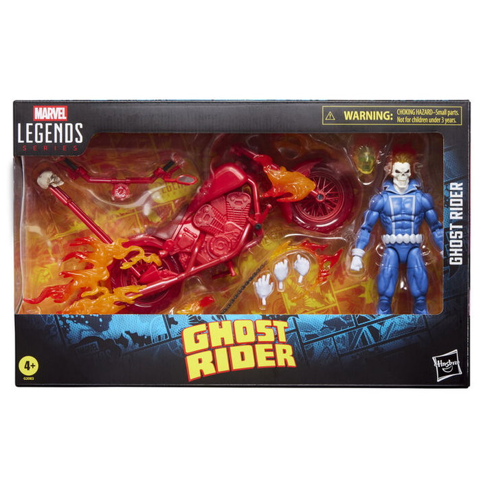 Hasbro Ghost Rider Marvel Legends Johnny Blaze con Motocicleta 15 cm