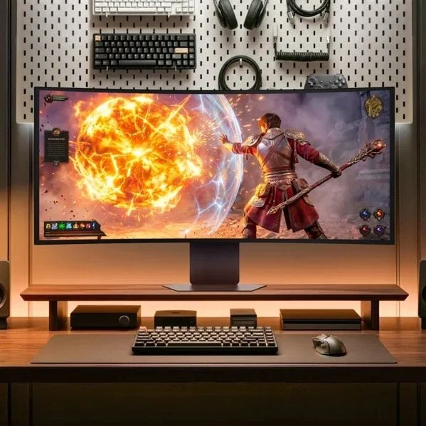 LG UltraGear EVO AI 39GX950B-B Monitor Gaming Curvo OLED 39 pulg 5K2K 165 Hz