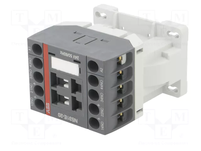 ABB NS31E-20 Contactor 4-polar 24V AC 3A