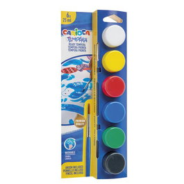 Tempera Carioca 25Ml (Bote) Estuche De 6