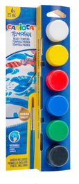 Tempera Carioca 25Ml (Bote) Estuche De 6