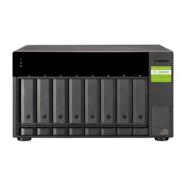 QNAP TL-D800C 8-bay Desktop USB-C 3.1 Gen2 10Gbps JBOD Expansion Unit Almacenamiento