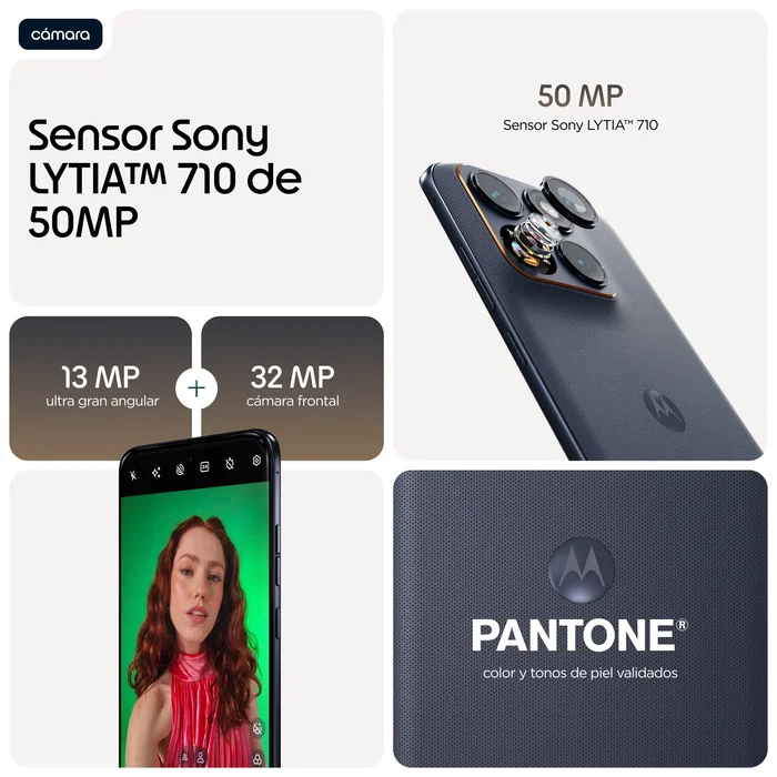 Motorola Edge 70 Fusion 8GB/256GB/6.78/5G Negro