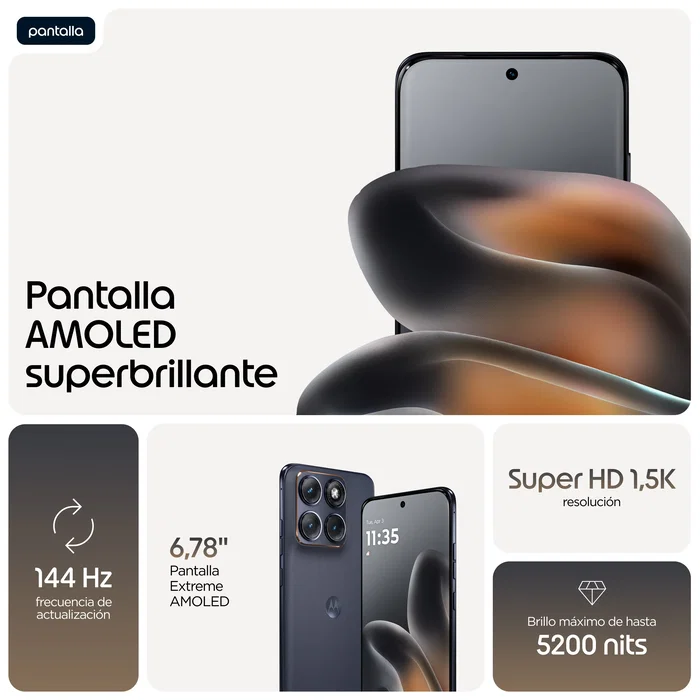 Motorola Edge 70 Fusion 8GB/256GB/6.78/5G Negro