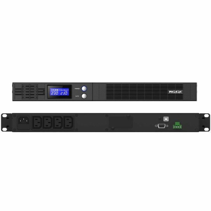 Phasak PH 7541 SAI Interactiva Slim Rack 1500VA-900W Phasak PH 7541 SAI Interactiva Slim Rack 1500VA-900W
