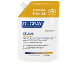 Ducray KELUAL SQUANORM Champú para Caspa Seca Recarga 400 ml con Probióticos