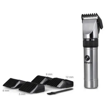 Orbegozo Cortapelos CTP 2500 con Cable y Batería, 6 Accesorios, Cuchilla de Titanio