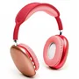 Generico P9 Pro Max Auriculares inalámbricos Bluetooth con cancelación de ruido, rojo