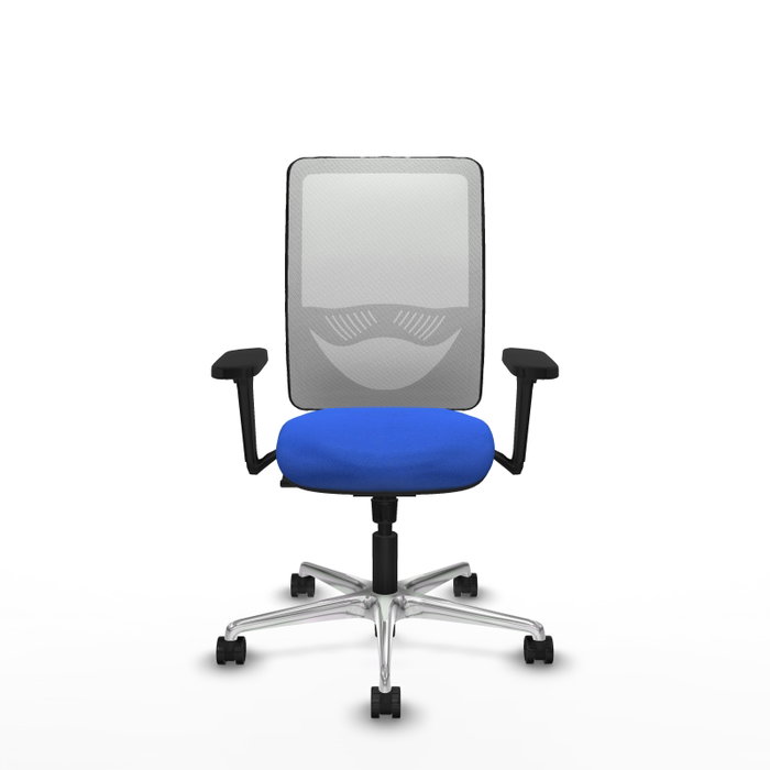 PIQUERAS Y CRESPO Silla de oficina Zulema con mecanismo Sincro, Azul y Blanco PIQUERAS Y CRESPO Silla de oficina Zulema con mecanismo Sincro, Azul y Blanco