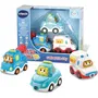 Vtech Conjunto Trío Urbano Tut Tut Bolides (Sedan, Grúa, Ambulancia) para Niños de 1-5 Años