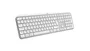 Logitech MX Keys S Teclado Inalámbrico RF y Bluetooth US QWERTY Internacional con Aluminio, Retroiluminación LED, Blanco - Referencia 920-011588