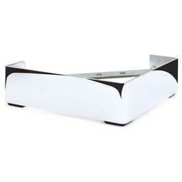 Q&Q Pata Metálica Janet H65 200X200 Cromo para Sofás y Muebles