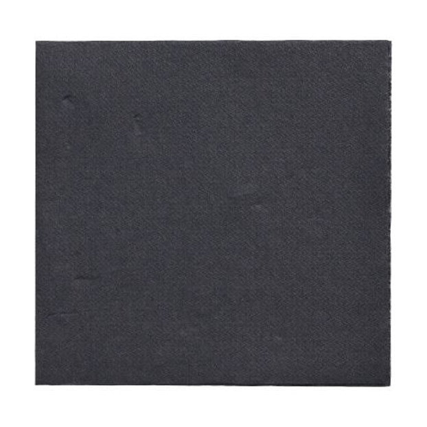 PAPSTAR Servilletas de tela negras 32 x 32 cm (150 piezas) inevitablemente elegantes