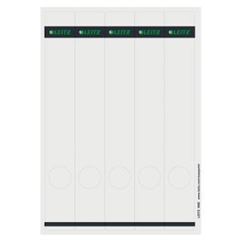 LEITZ Etiquetas para Archivador 39,0 x 285,0 mm para Lomo de 5,2 cm