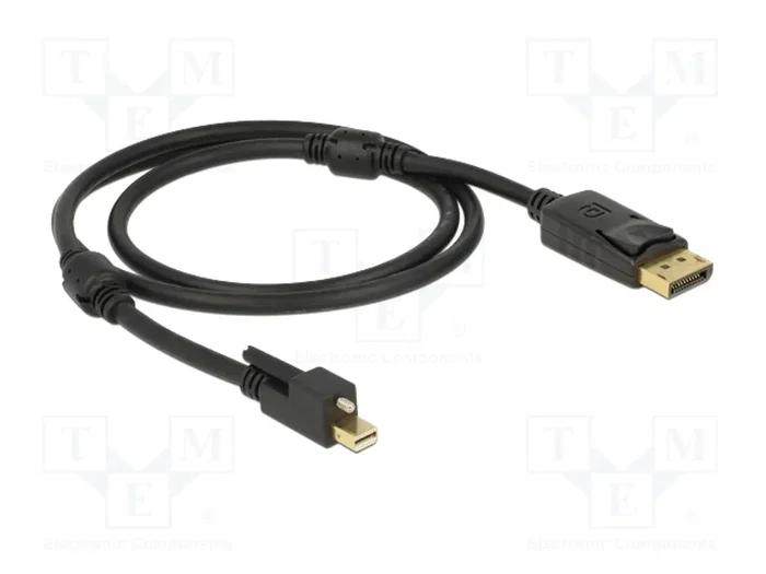 DeLOCK Cable Mini DisplayPort 1.2 a DisplayPort 4K 60 Hz 1 m DeLOCK Cable Mini DisplayPort 1.2 a DisplayPort 4K 60 Hz 1 m