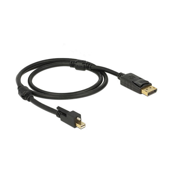 DeLOCK Cable Mini DisplayPort a DisplayPort 1.2 4K 60 Hz 1 m DeLOCK Cable Mini DisplayPort a DisplayPort 1.2 4K 60 Hz 1 m
