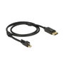 DeLOCK Cable Mini DisplayPort a DisplayPort 1.2 4K 60 Hz 1 m
