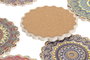 DKD Home Decor Posavasos Mandala Surtido 12 Unidades