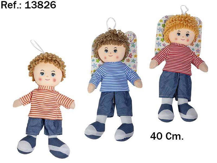 Beatriz Muñeco Isaac 3 Colores 40cm