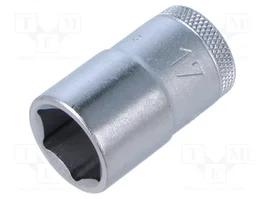 GEDORE Vaso de 6 ángulos de 17mm para mando de 1/2 polgada