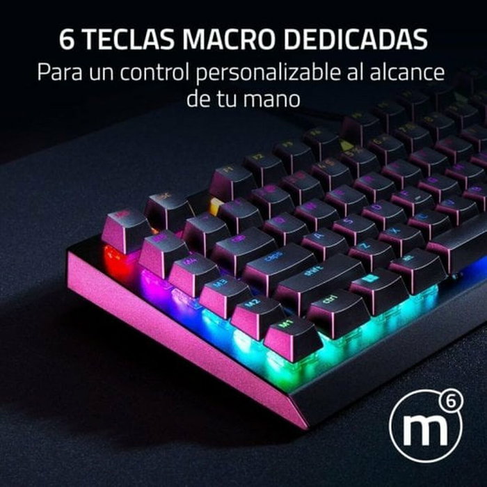 Razer BlackWidow V4 X con Switches Amarillos (Español) - Negro