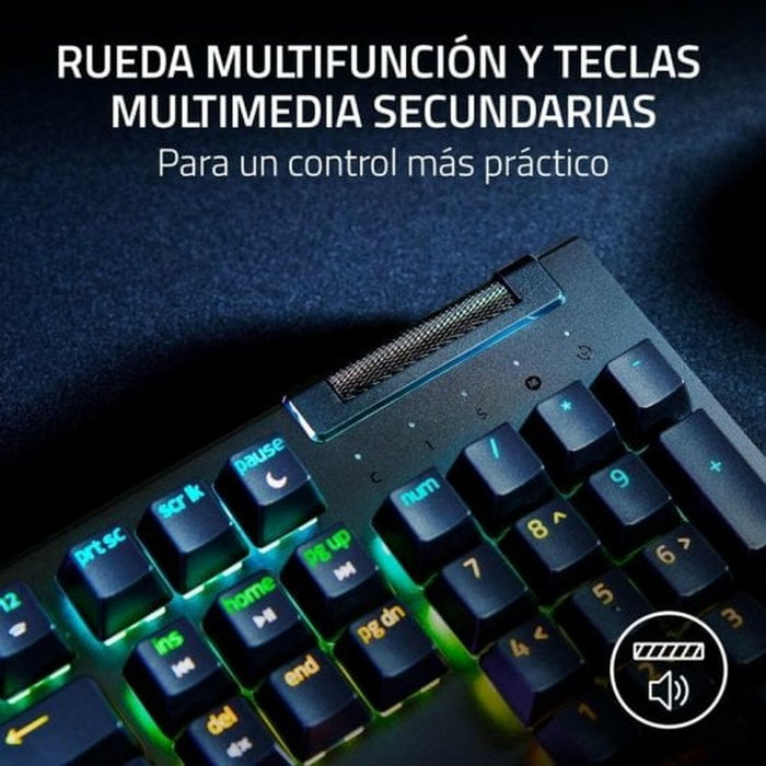 Razer BlackWidow V4 X con Switches Amarillos (Español) - Negro