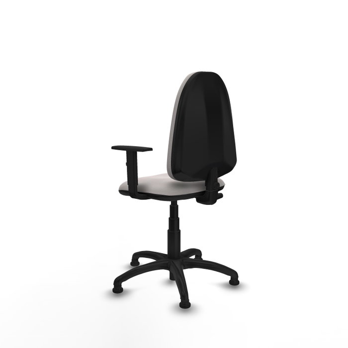 PIQUERAS Y CRESPO Silla de oficina Aýna Blanca con Brazos 1D