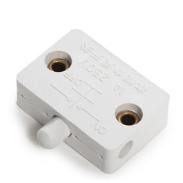 Interruptor para Armarios con Botón 33x23mm 250VAC 1A Blanco