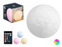 Giftdecor Lámpara Esfera RGB 14x14x14 cm con Mando a Distancia y Cambio de Color, Color Blanco (Set de 12)