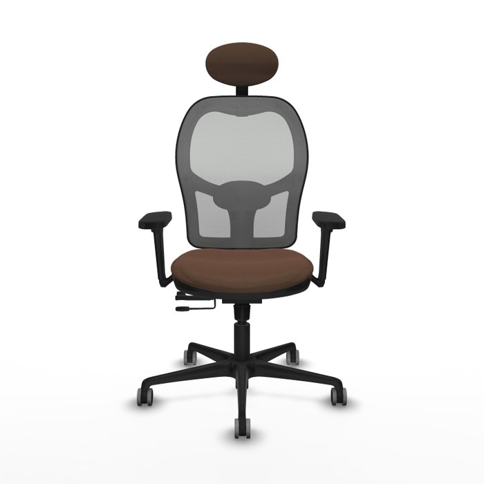 PIQUERAS Y CRESPO Silla de oficina Jorquera con mecanismo Sincro/Traslack, brazos 3D y cabecero fijo PIQUERAS Y CRESPO Silla de oficina Jorquera con mecanismo Sincro/Traslack, brazos 3D y cabecero fijo