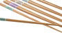 DKD Home Decor Set de 10 Palillos de Bambú Rayas Gato Multicolor