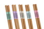 DKD Home Decor Set de 10 Palillos de Bambú Rayas Gato Multicolor