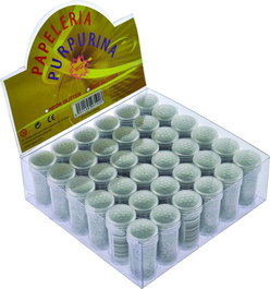ABACO Purpurina Plata en Bote