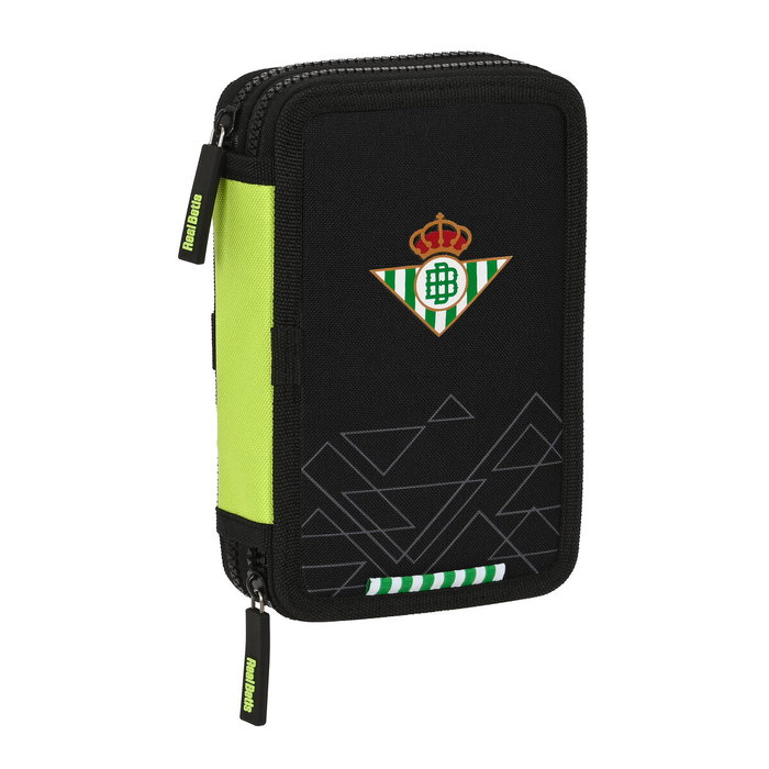 Plumier Doble Real Betis Balompié Negro Lima 12.5 x 19.5 x 4 cm (28 piezas) Plumier Doble Real Betis Balompié Negro Lima 12.5 x 19.5 x 4 cm (28 piezas)