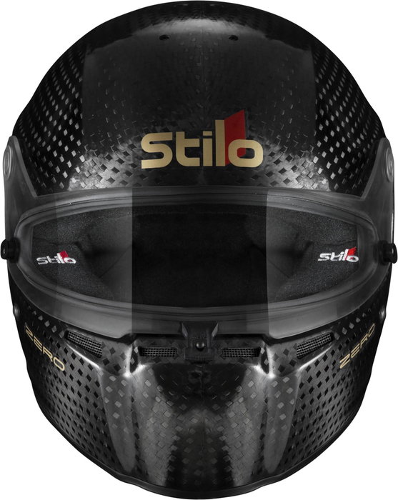 Stilo STIAA0710AG3S63 Casco St5 Fn Carbono Zero FIA8860-18Abp con Spoiler Delantero y Trasero, 2 Viseras, Kit Tear-Off, Bolsa