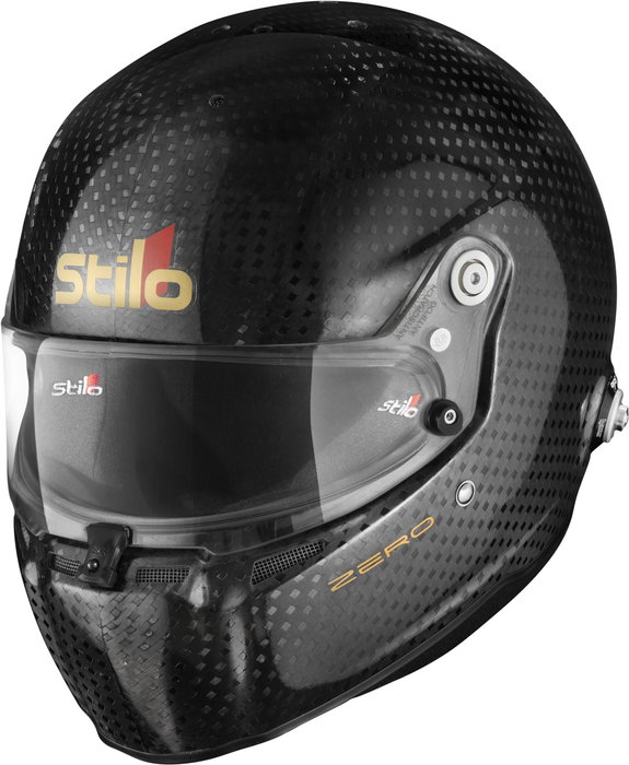 Stilo STIAA0710AG3S63 Casco St5 Fn Carbono Zero FIA8860-18Abp con Spoiler Delantero y Trasero, 2 Viseras, Kit Tear-Off, Bolsa