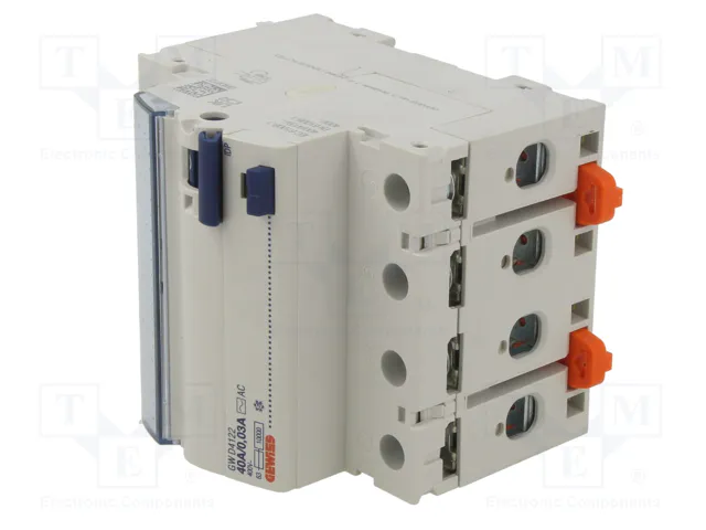 GEWISS Interruptor diferencial IDP 4 polos 40A 30mA GEWISS Interruptor diferencial IDP 4 polos 40A 30mA
