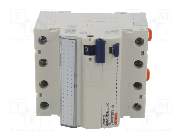 GEWISS Interruptor diferencial IDP 4 polos 40A 30mA GEWISS Interruptor diferencial IDP 4 polos 40A 30mA