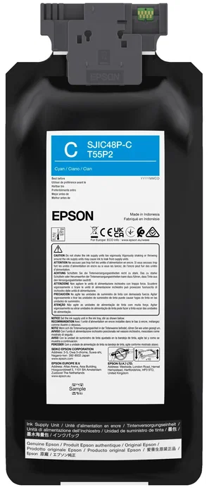 Epson SJIC48P-C Cartucho de Tinta Cian 480 ml Epson SJIC48P-C Cartucho de Tinta Cian 480 ml