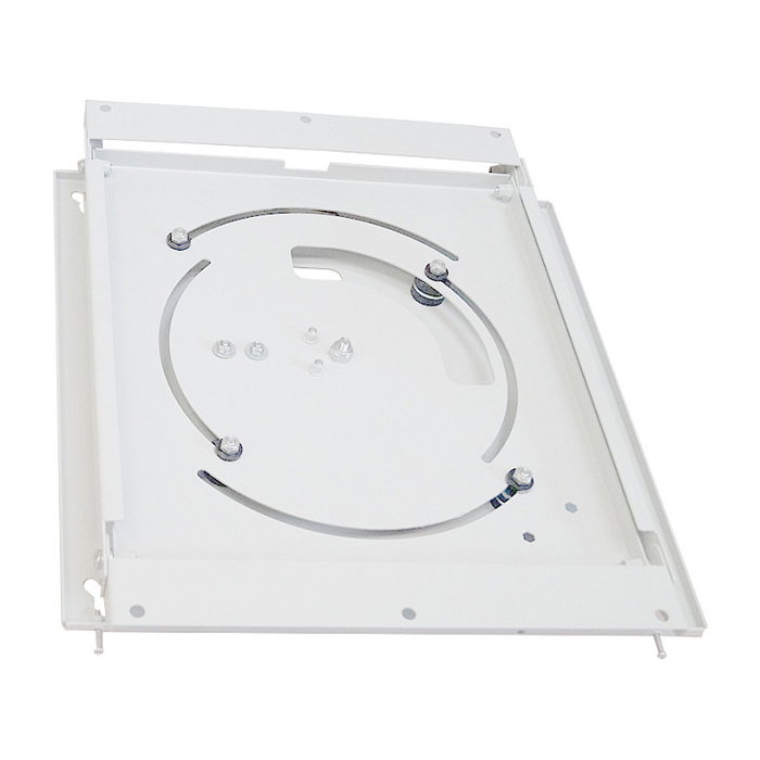 HAGOR WH SA Flip Soporte de TV fijo y giratorio para pared, 40 kg, hasta 139,7 cm (55"), 90° giro, color blanco