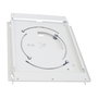 HAGOR WH SA Flip Soporte de TV fijo y giratorio para pared, 40 kg, hasta 139,7 cm (55"), 90° giro, color blanco